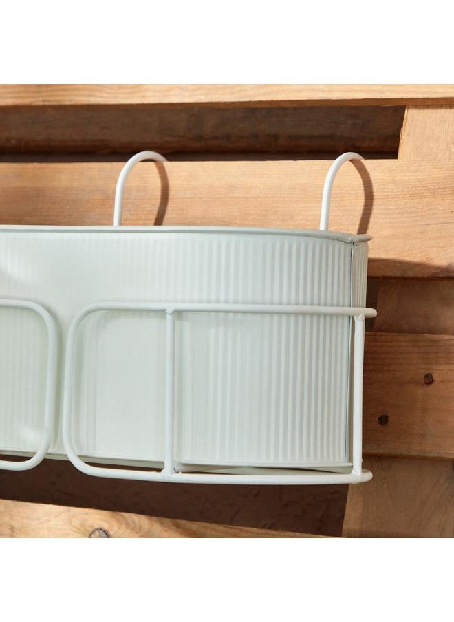 Home Box - Metal Rectangle Hanging Planter 30.5X15.5X19.5 Cm - Image 1