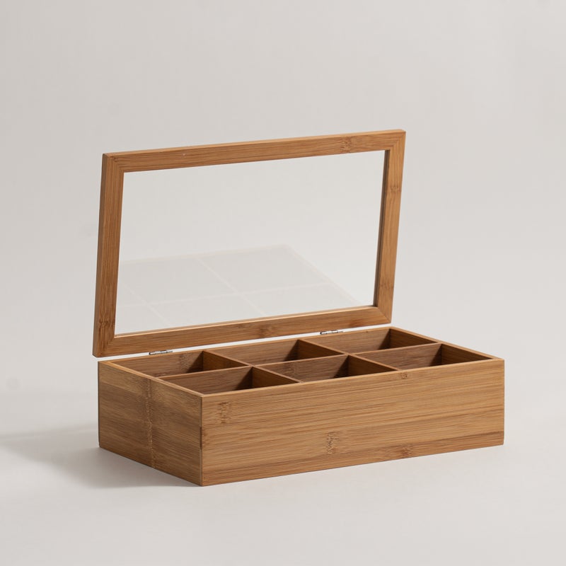 Dallaty acacia wood tea box 21*15.8*10cm - Image 3