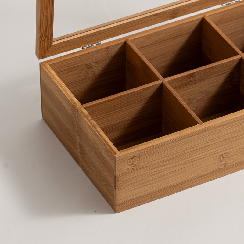 Dallaty acacia wood tea box 21*15.8*10cm - Image 4