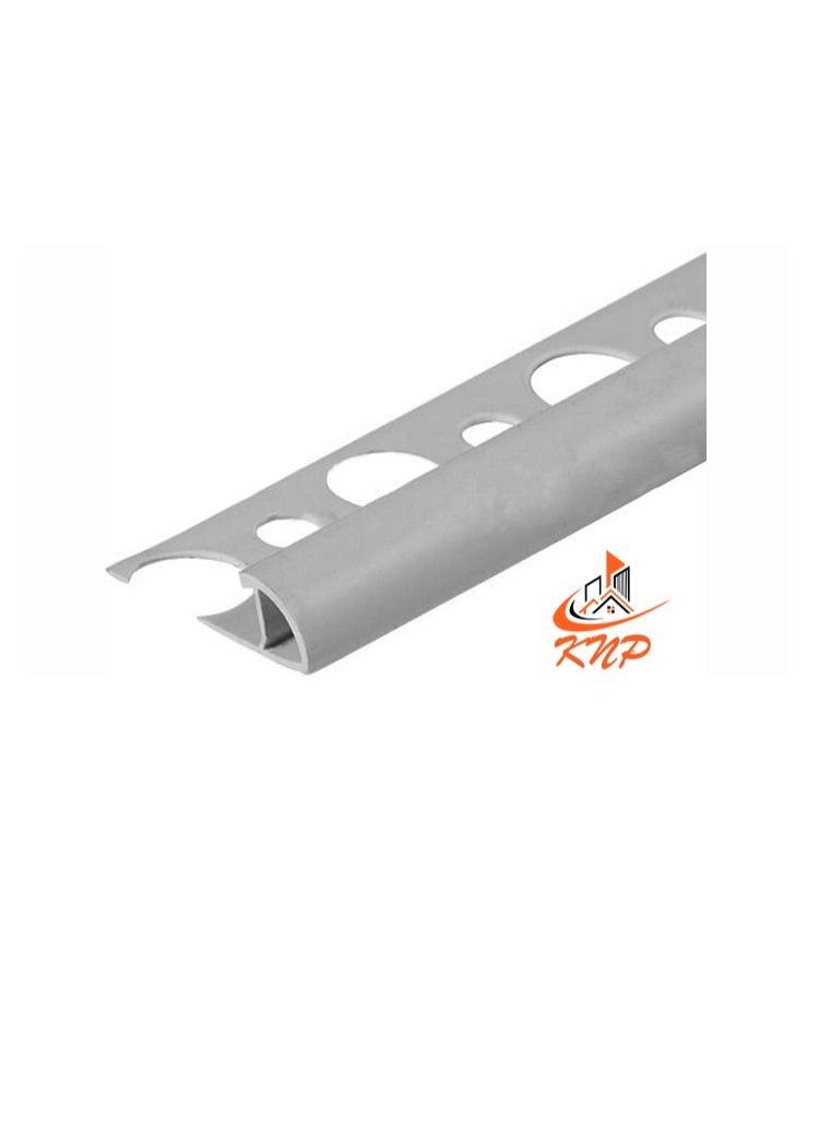 KNP PVC Tile Trim 8mm Grey  - Image 1