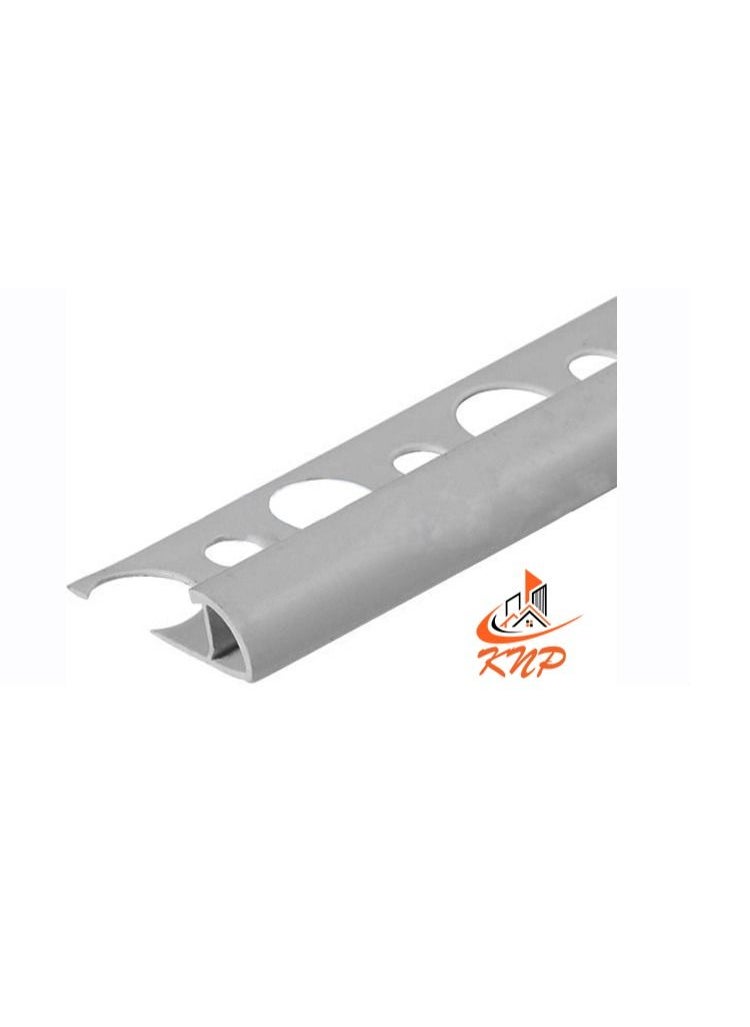 KNP PVC Tile Trim 8mm Grey  - Image 2