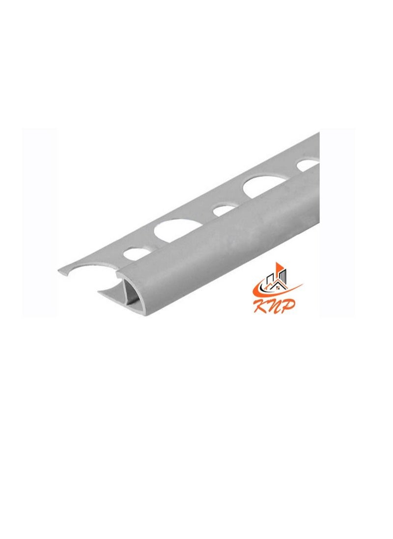 KNP PVC Tile Trim 8mm Grey  - Image 3