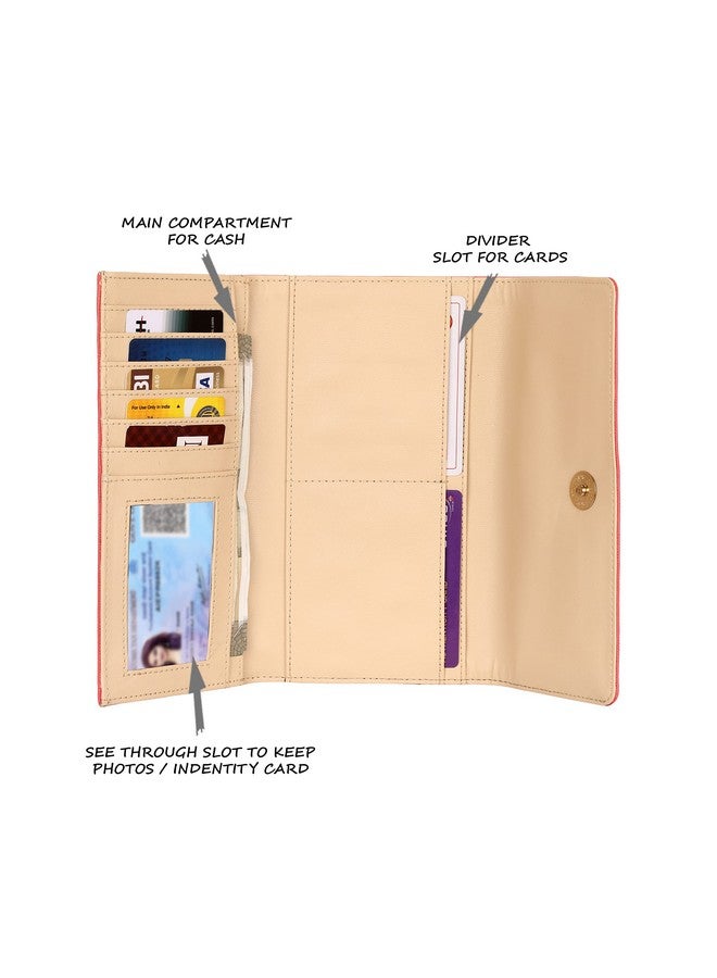 لافي محفظة لافي تريفيانو ثلاثية الطيات - محفظة، مرجاني - Image 5