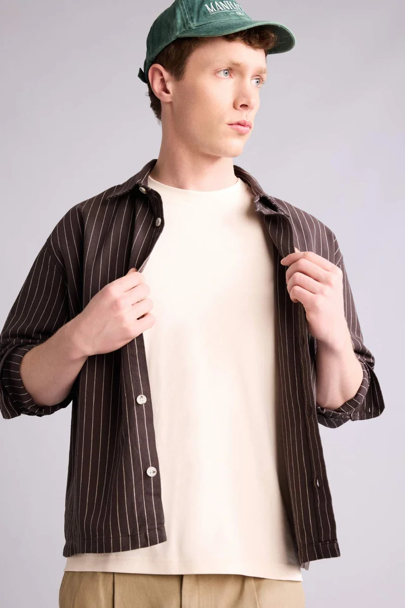 ديفاكتو Long Sleeve Overshirt