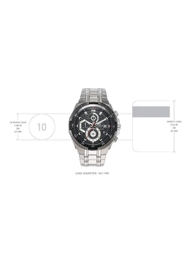 CASIO - Men's Edifice Water Resistant Chronograph Watch EFR-539D-1A - 50 mm - Silver - Image 1