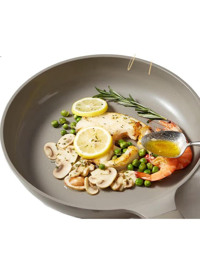 Redchef Ceramic Non-Stick Frying Pan Small Pancake Egg Steak Special Induction Cooker Pan Gray 28Cm - Image 3