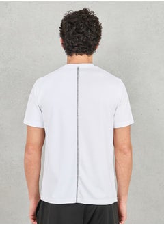 Styli Moisture Wicking Textured Half Textured Running T-shirt  - Image 4