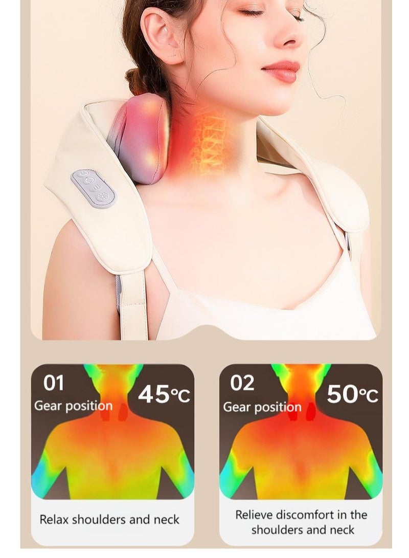 Arabest Neck Massager with Heat, Shiatsu Massager for Neck, Back, Shoulder, Foot and Leg, Deep Tissue 3D Kneading Helps to Relax Muscles at Home and Car, Comfort Gifts for Women and Men  - Image 5