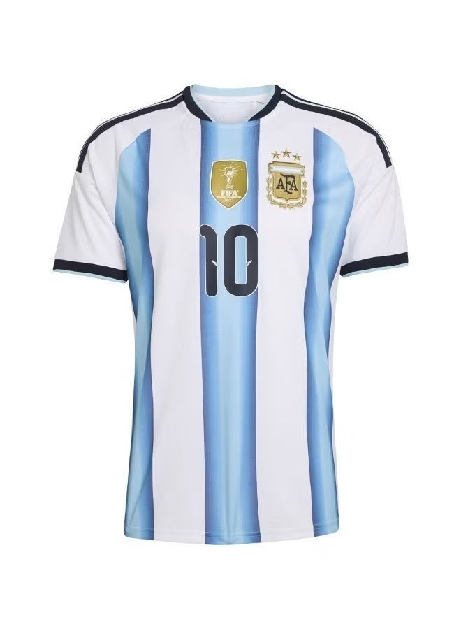 الأرجنتين قميص الأرجنتين الرئيسي لعام 2026 رقم 10 ميسي، قميص كرة القدم هدية للمعجبين والأصدقاء – نسخة المشجعين - Image 2