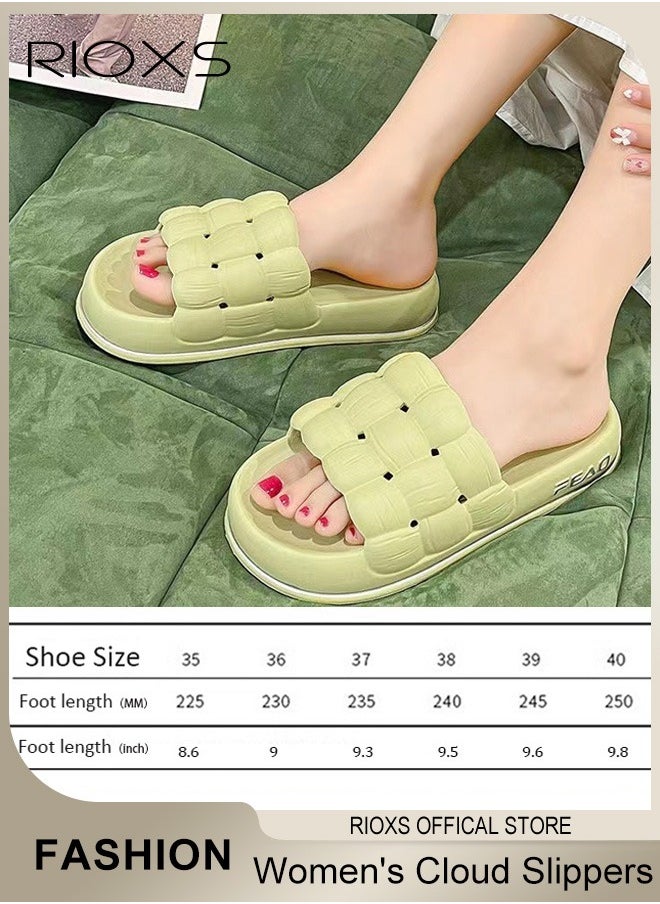 Women's Cloud Slippers Braided Straps Sandals Non-Slip Quick Drying Open Toe Slippers Super Soft Sole Sandals For Outdoor Or Indoor Use - pzsku/ZD14756B18D6FD72656E9Z/45/_/1725611831/4c85bed3-3e13-4d5c-84df-2ee49c7a2ef0