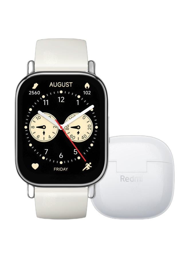 Xiaomi Redmi Watch 5 Lite - Gold + Redmi Buds 6 Lite - White (Bundle) - Image 1