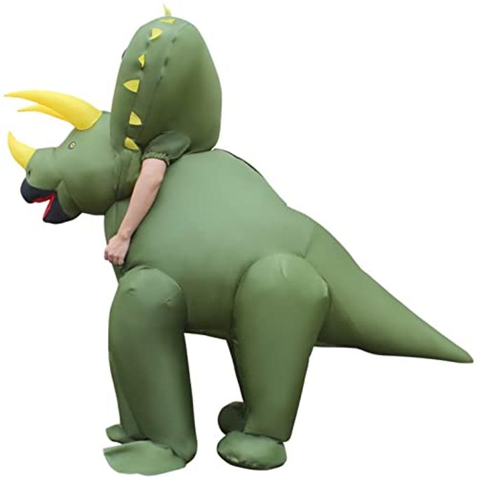 MORPH Inflatable Triceratops Costume Adult, Inflatable Dinosaur Costume Triceratops, Triceratops Inflatable Costume Adult - Image 3