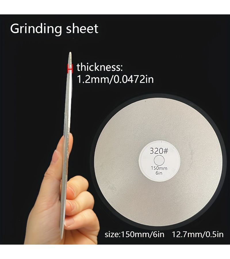 80Grit 150mm Flat Grinding Polishing Disc Abrasive Wheel Tool - Image 5
