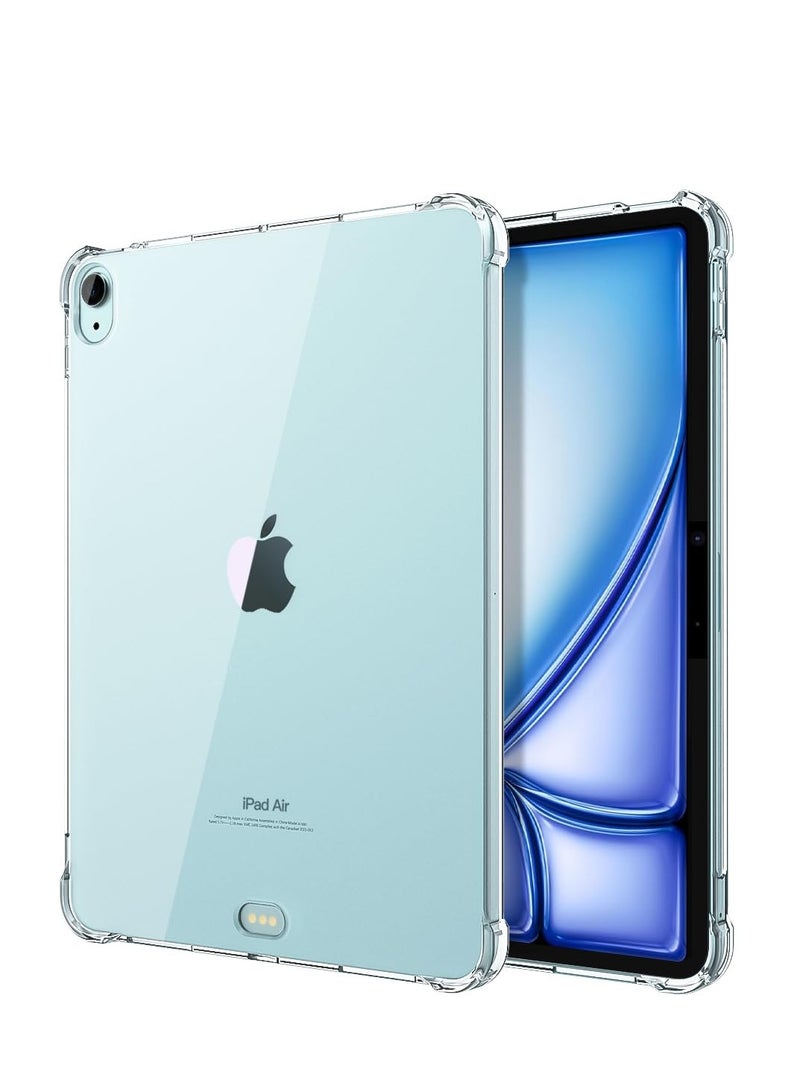 DUSALA Compatible with IPad Air 11 Inch (M2) 2024 Case Ultra Clear Soft Flexible Transparent TPU Skin Bumper Back Cover Shell for IPad Air 11 - Image 1