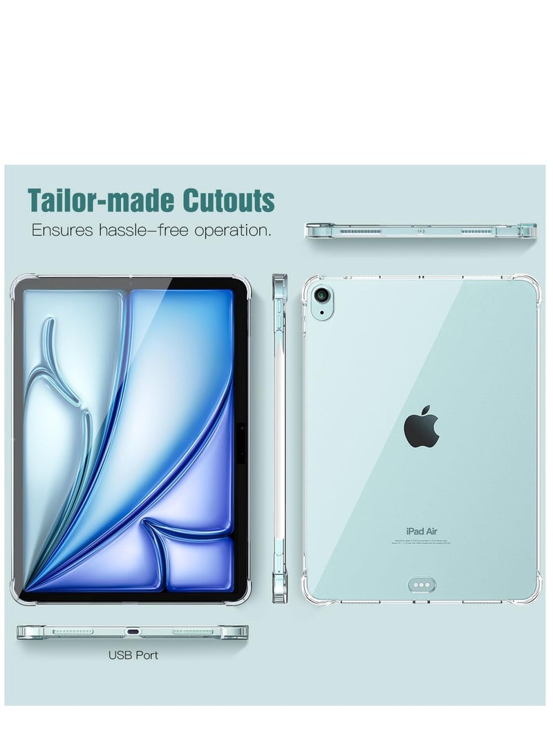 DUSALA Compatible with IPad Air 11 Inch (M2) 2024 Case Ultra Clear Soft Flexible Transparent TPU Skin Bumper Back Cover Shell for IPad Air 11 - Image 3