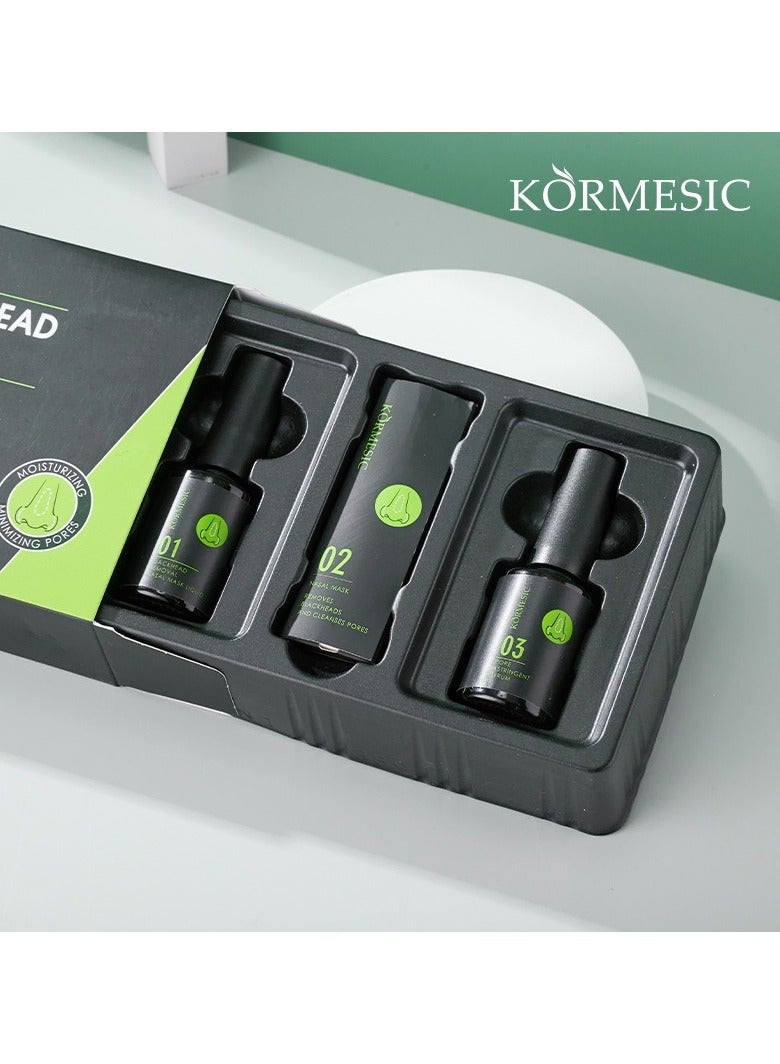 Kormesic مجموعة إزالة الرؤوس السوداء 11g + 50 ورقة + 11g-العناية بالمسام الكاملة - Image 5