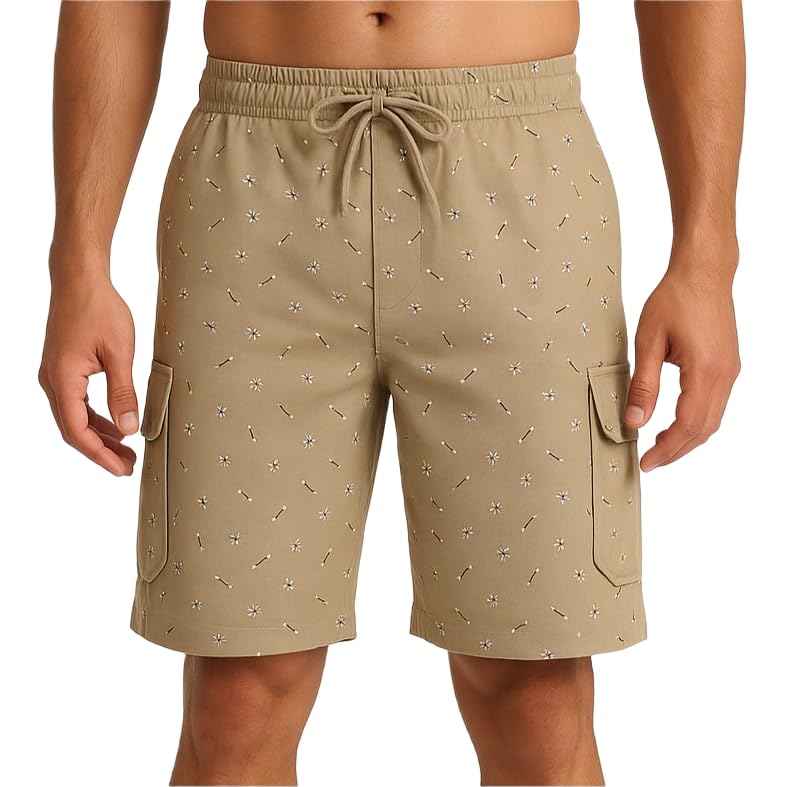 0-DEGREE 0DShortsJun25DotDashBeige34 - Image 1