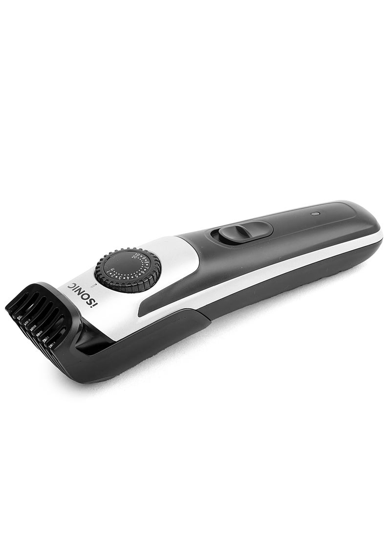 iSONIC ماكينة تشذيب حديثة قابلة لإعادة الشحن ببطارية 600 مللي أمبير IH806 باللون الأسود - Image 3