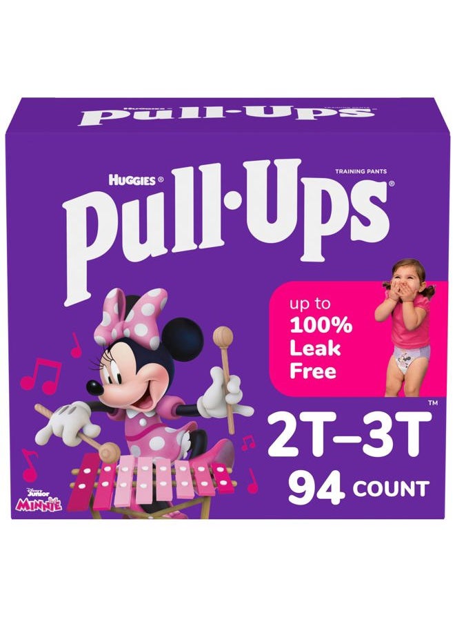 Pull-Ups Girls' Potty Training Pants, Size 2T-3T Training Underwear (16-34 lbs), 94 Count  - Image 1
