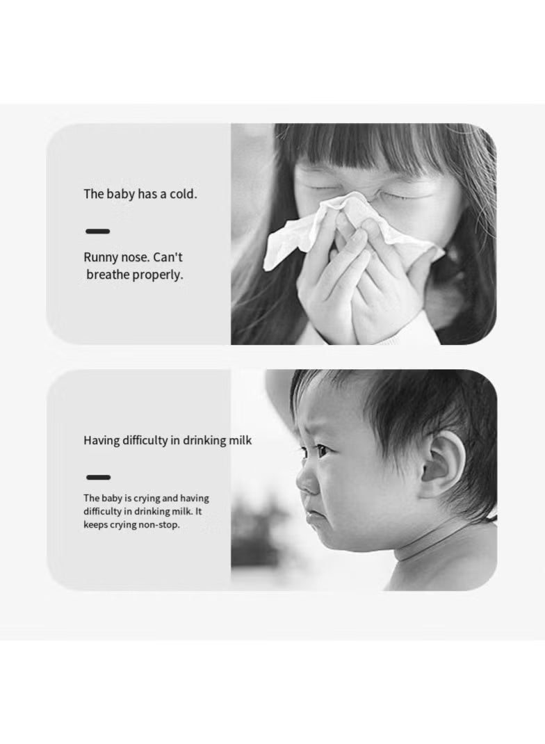 QZ A Nasal Dusting Device Suitable For Infants, Equipped With Clips, 100% Safe Infant Nasal Mucus Remover, Suitable For Infants (0 To 2 Years Old) Nasal Cleaner, With Adjustable Force For Greater Safety - Image 5