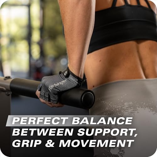 Harbinger Pro Gloves 3.0 - High Performance Training Gloves, Enhanced Grip, Breathable 4-Way Stretch, Adjustable Wrist Closure, Women's - Image 4