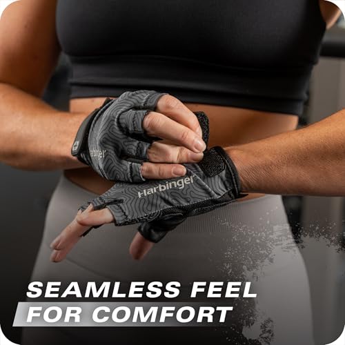Harbinger Pro Gloves 3.0 - High Performance Training Gloves, Enhanced Grip, Breathable 4-Way Stretch, Adjustable Wrist Closure, Women's - Image 3