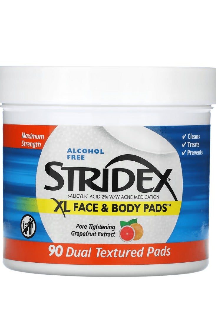 سترايدكس فوط للوجه والجسم XL  90 قطعة - Image 2