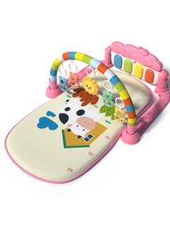MaBaby حصائر ألعاب الأطفال، حصائر جيم بيانو مرحة قابلة للفك حصيرة ألعاب الأطفال مع موسيقى وأضواء ألعاب تعليمية إلكترونية  - Image 1