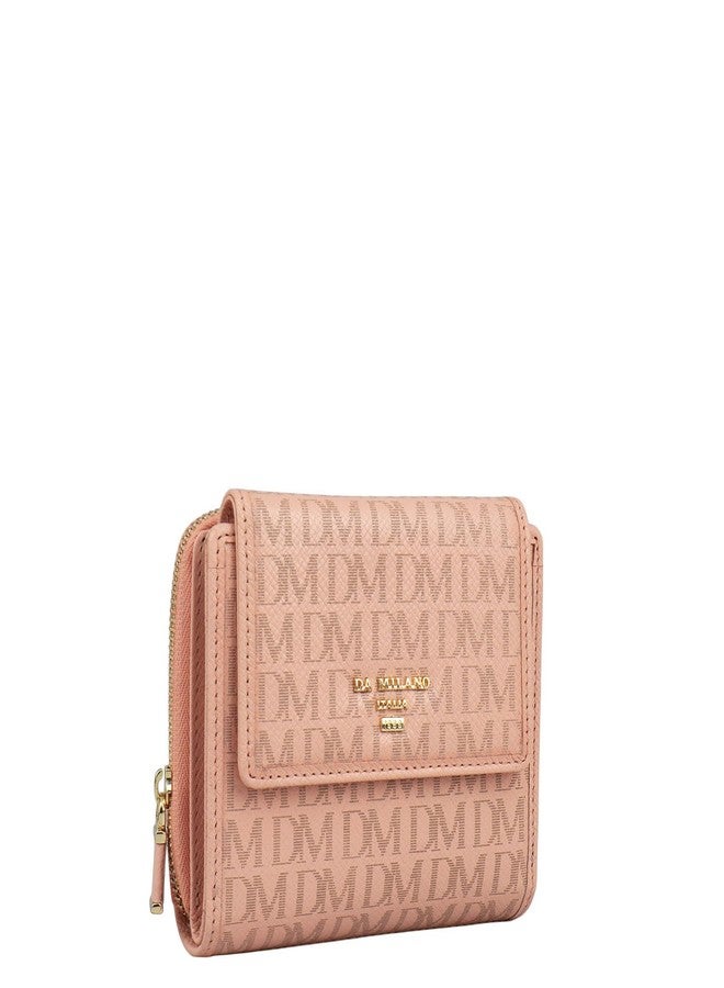 Da Milano Leather Sling Wallet for Women - Pink (10230A) - Image 2