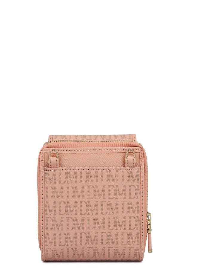 Da Milano Leather Sling Wallet for Women - Pink (10230A) - Image 5