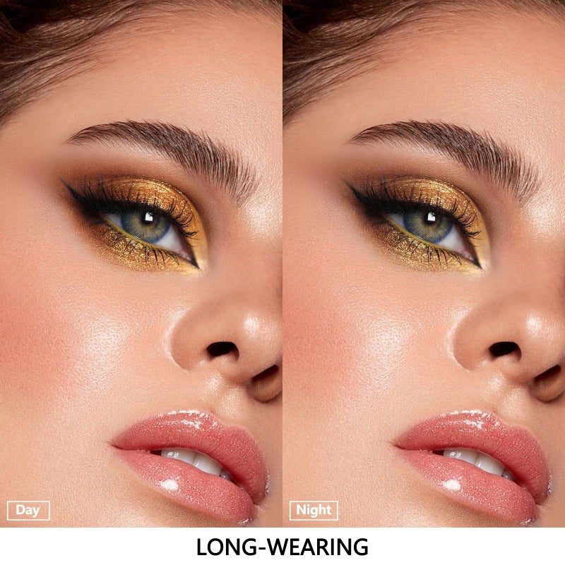 Anglicolor Glitter Eyeshadow Diamond, Liquid Eyeshadow Long-Lasting Quick-Dry, Lightweight Smooth, Shimmer Eyeshadow, Metals Gloss Sparkling Eyeliner Pen, Cosmetics Gift for Girls and Women - Image 5