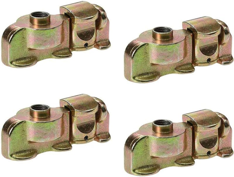 US Cargo Control L Track Double Stud Fitting with Bolt Thread - 4 Pack - Image 1