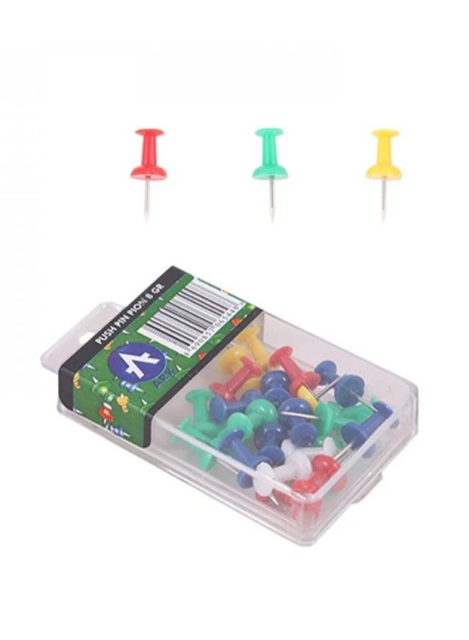 ارك طقم دبابيس تثبيت متعدد الألوان