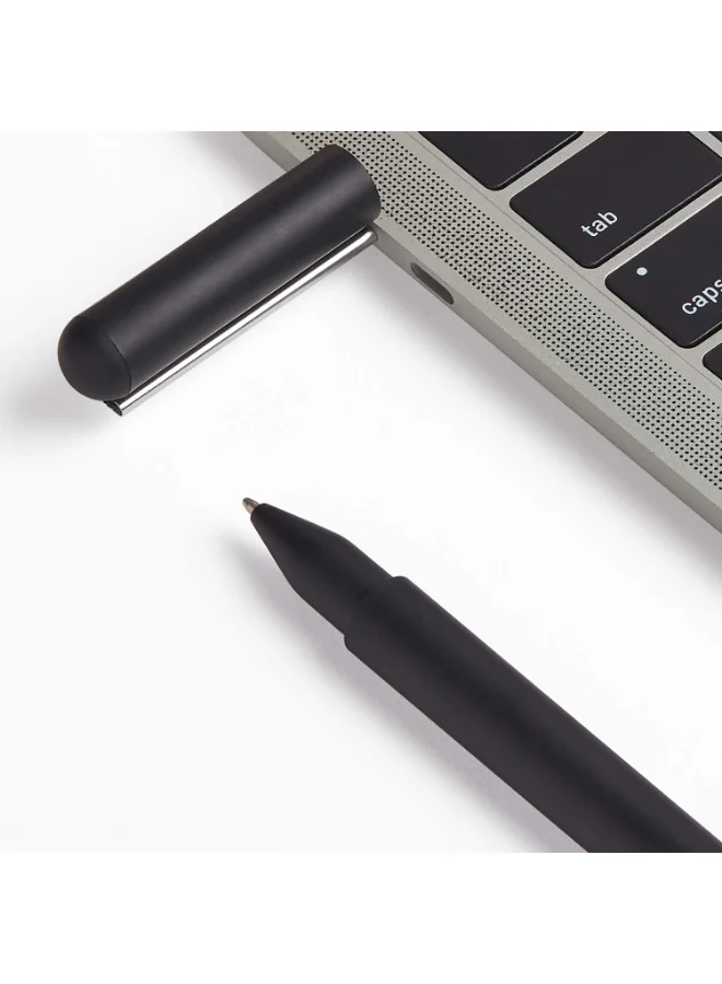 LEXON C-Pen Ballpoint Pen with Built-in USB-C Flash Drive – Black Ink, 2-in-1 Multifunction Pen