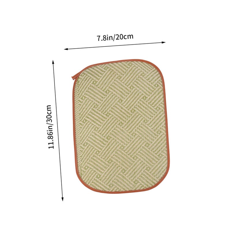 2PCS Rabbit Cooling Mat Summer Heat Resistant Pet Bed For Bunnies Guinea Pigs Green - Image 3