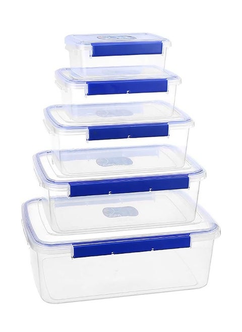 Food Storage Containers,15,10,5.5,3,1.5 Liter Airtight Storage, 5 Pc Food Storage Containers