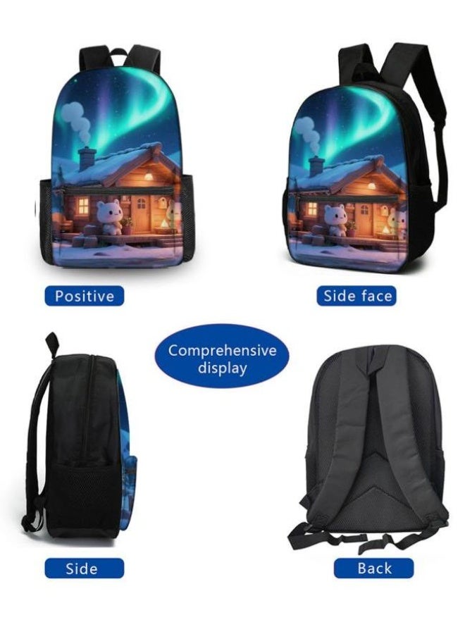 Cartoon backpack set, sweet style, add vitality to the campus (for primary and secondary schools, children) - 3 - Image 3