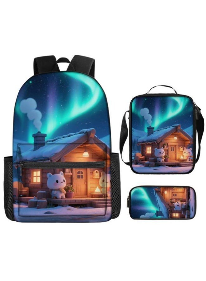 Cartoon backpack set, sweet style, add vitality to the campus (for primary and secondary schools, children) - 3 - Image 1