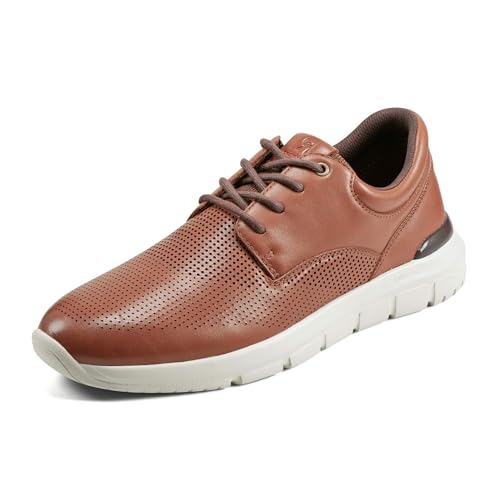 Rockport Men's Jaimie, Dark Natural Leather, 7 Medium - Image 1
