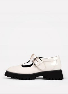 RAID Buckle Accent Round Toe Mary Jane Shoes  - Image 1