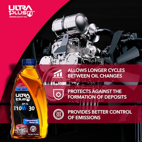 ULTRA 1PLUS SAE 10W-30 Conventional Motor Oil API SL - 1 QT - Image 4