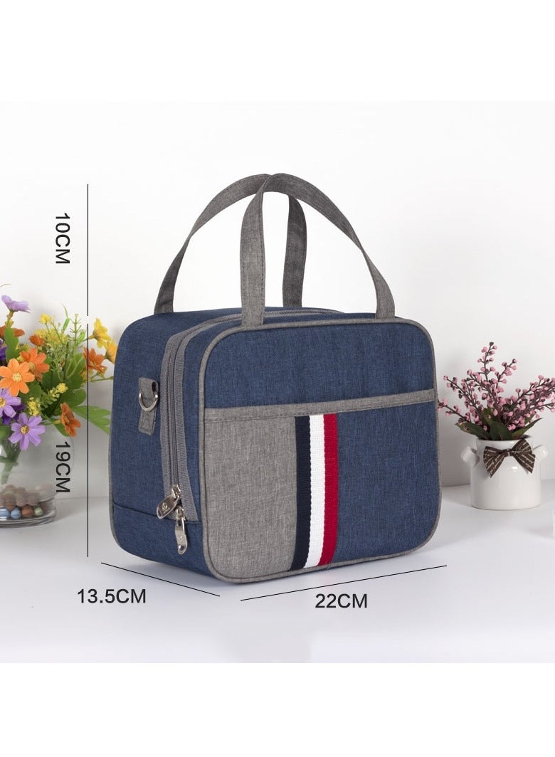 TOMSHOO Lunch Bag, Lunch Box, Insulated Large Lunch Bag for Women Adult Men, Leakproof Lunch Tote Large Capacity Reusable Insulated Cooler Lunch Container for Work/Office/Picnic/Travel-B - Image 2