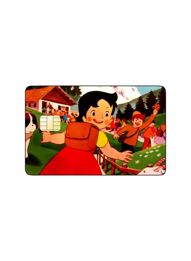 RKN PRINTED BANK CARD STICKER Heidi, The Girl Of The Alps Anime - Image 1