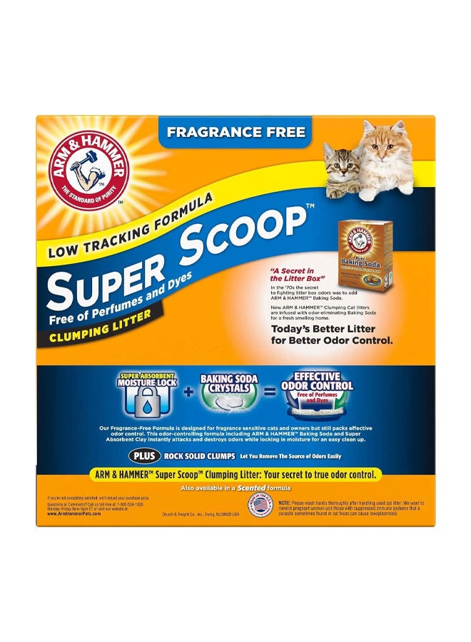 آرم آند هامر سوبر سكوب خالي من العطور والأصباغ لفضلات القطط المتكتلة - بدون رائحة 6.35 كجم - Image 3