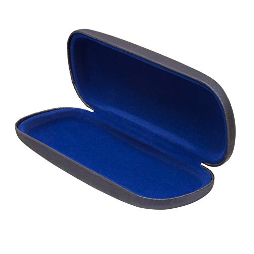 Noble Pack Noble Hard Shell Brushed Eyeglass Case with Microfiber Cleaning Cloth – Premium Eye Glass Carry Case with Enhanced Frame and Lens Protection – Ideal for Glasses & Sunglasses (Blue) - Image 4