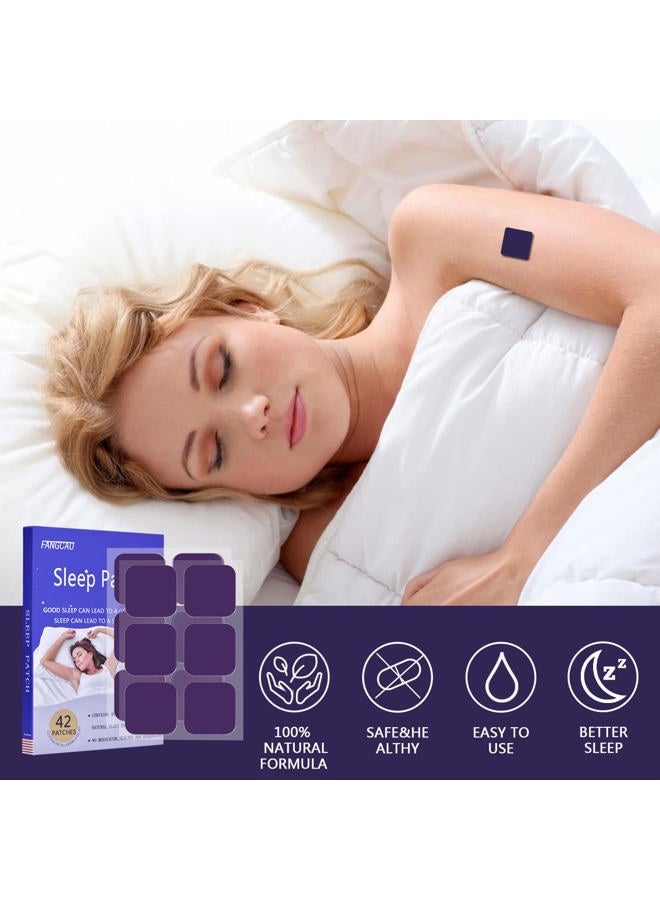 Generic Sleep Patches, Sleep Patch for Adults, Premium Ingredients Upgraded 42 Patches Set, Easy to Apply and Comfortable  - Image 2