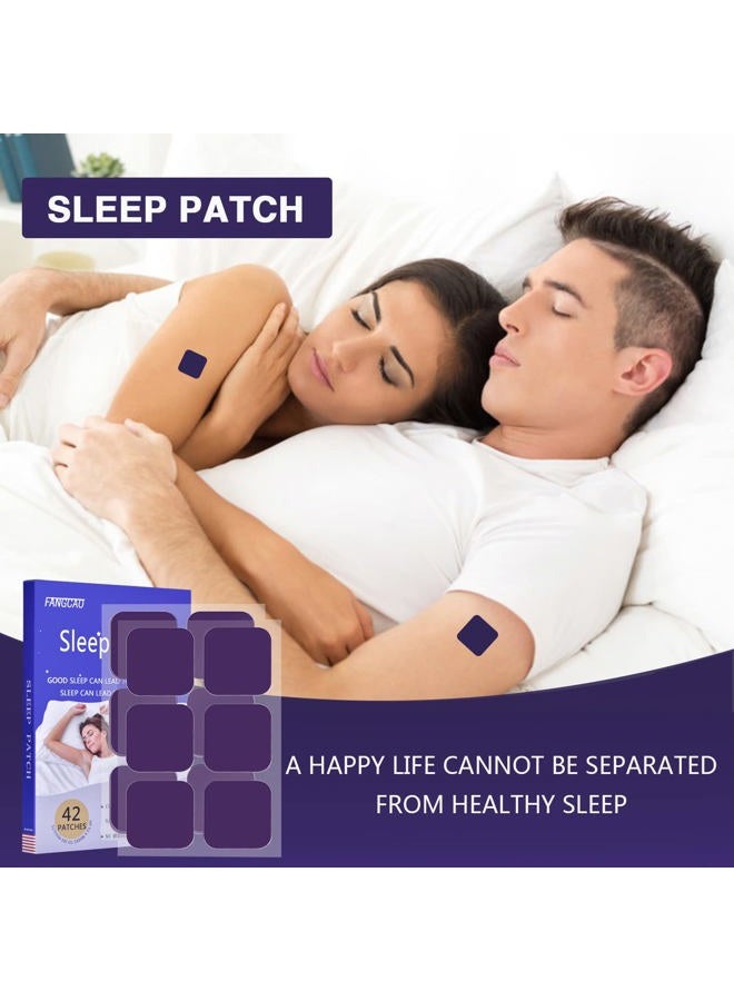 Generic Sleep Patches, Sleep Patch for Adults, Premium Ingredients Upgraded 42 Patches Set, Easy to Apply and Comfortable  - Image 3