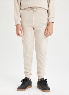 DeFacto Printed Elasticated Cuffed Jogger School Pants With Pockets  - Image 1