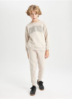 DeFacto Printed Elasticated Cuffed Jogger School Pants With Pockets  - Image 3