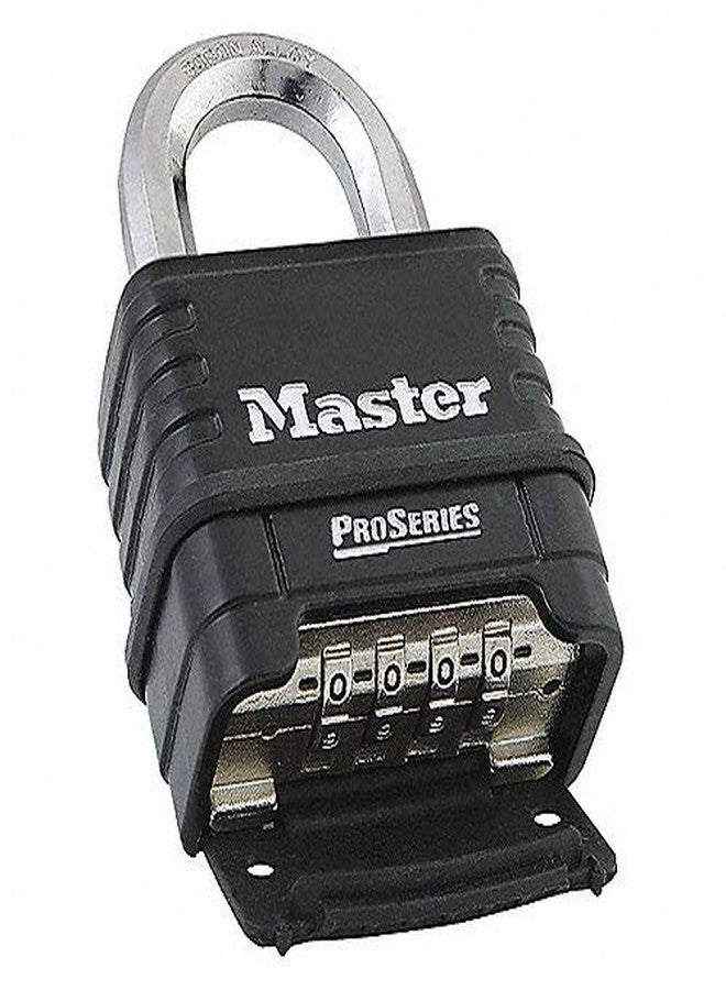 Master Lock MasterLock 1178D Combination Padlock, Die Cast Body, 3 Pack Black/Silver (Keyed Different) - Image 2